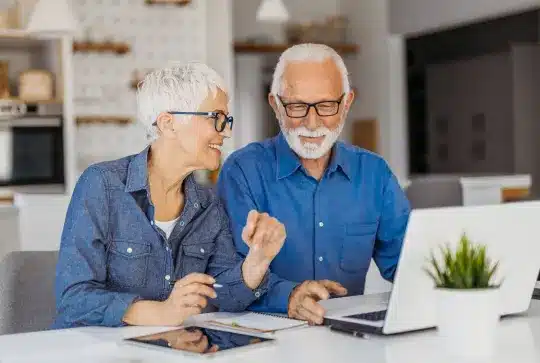 Happy clients after a dental visit 